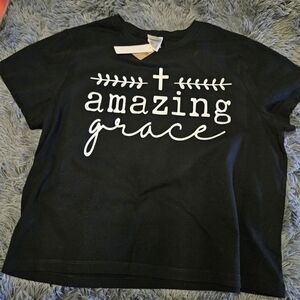 Victoria's Secret Short Black Amazing Grace Tee